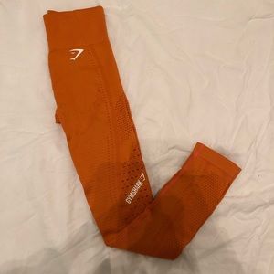 Gymshark flawless knit leggings orange